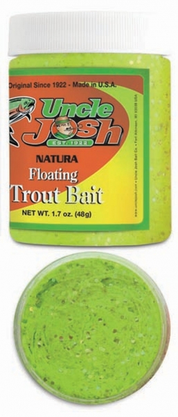 Uncle Josh Trout Bait Chartreuse glitter