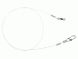 Preview: Spro Matt Black Fluorocarbon Leader Vofach 50cm 36kg