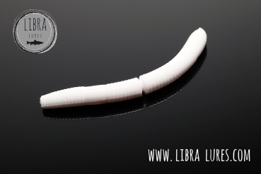 libra lures fatty d worm white