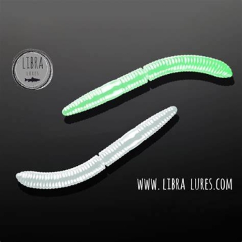 libra lures fatty d worm white