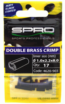 Spro Doppel Klemmhülsen Double Brass Crimp 1,0mm