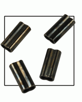 Spro Doppel Klemmhülsen Double Brass Crimp 0,8mm