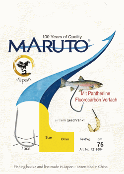maruto-bienenmadenhaken 75cm