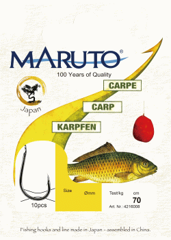 maruto haken karpfen