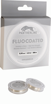 Paladin Pantherline Premium Fluo-Power - Lenza Monofilo Da Pesca 0,22mm X 300m - Portata 9,0kg - Trasparente, Alta Resistenza All'Abrasione E Ai Nodi