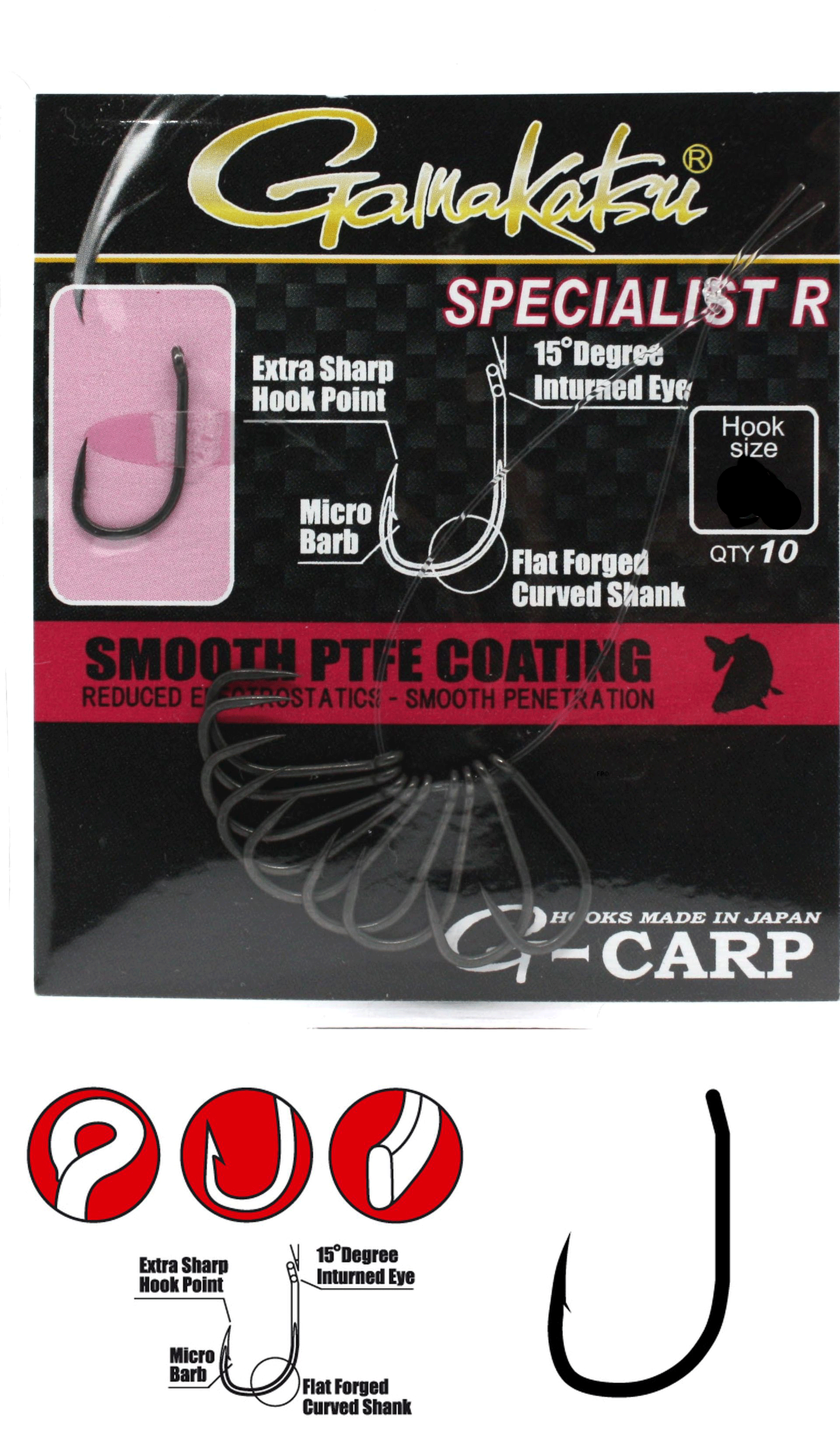 Gamakatsu Carp Hooks Specialist R - Angelshop