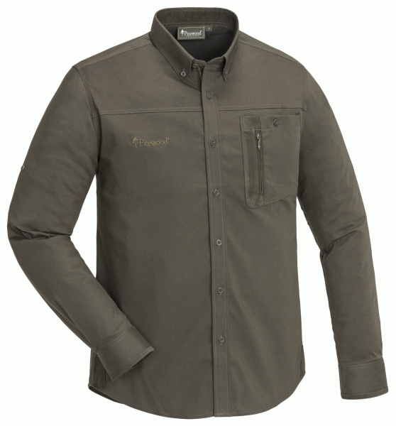 pinewood-shirt-tiveden-tc-stretch-insect-stop_suede-brown