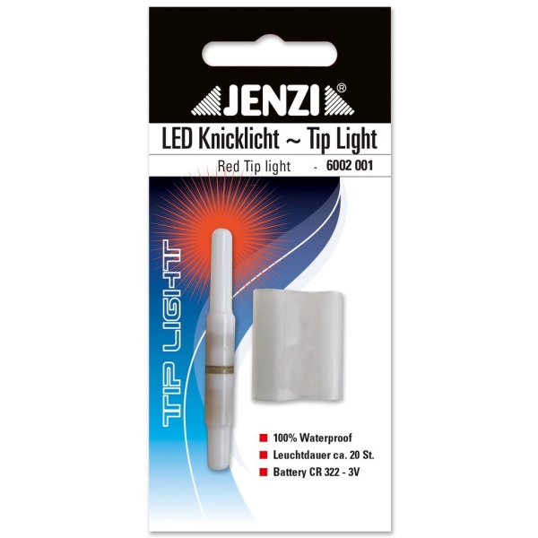 jenzi led knicklicht rot