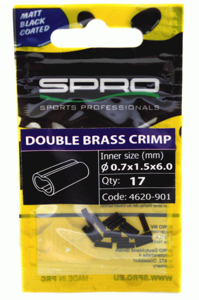 Spro Doppel Klemmhülsen Double Brass Crimp 0,7mm