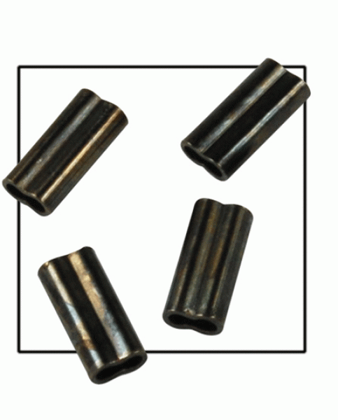 Spro Doppel Klemmhülsen Double Brass Crimp 0,8mm