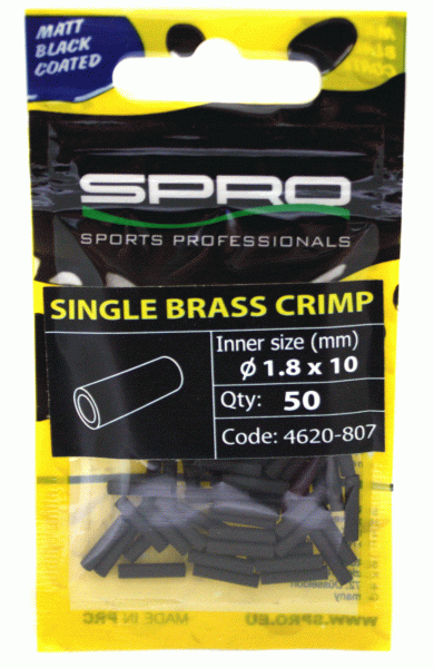 Spro Klemmhülsen Single Brass Crimp 1,8mm