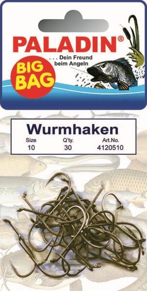 BIG BAG Wurmhaken brüniert