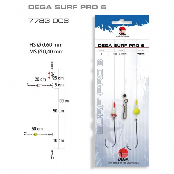 Dega Brandungs - System Surf Pro 6