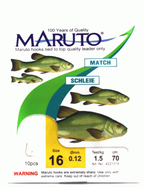 maruto match schleienhaken groesse 16