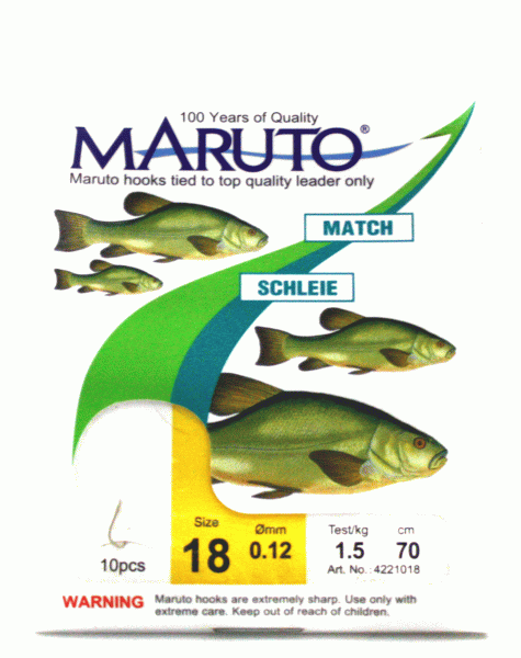 maruto match schleienhaken groesse 18